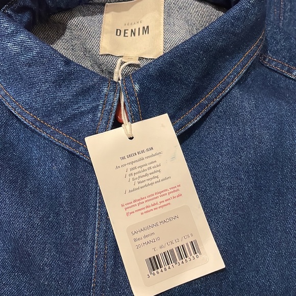 SEZANE MADENN BELTED JACKET - Picture 4 of 4